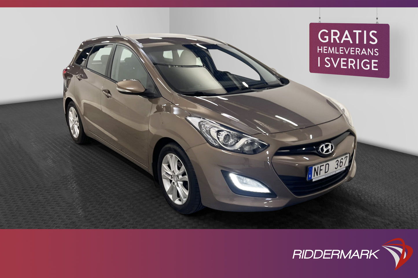 Hyundai i30 Kombi 1.6 CRDi 110hk M/K-Värmare Dragkrok