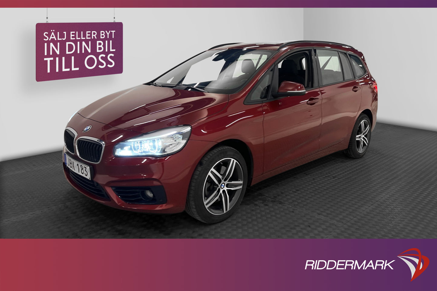 BMW 218d Gran Tourer 150hk Sport line 7-sits Pano B-kam Drag