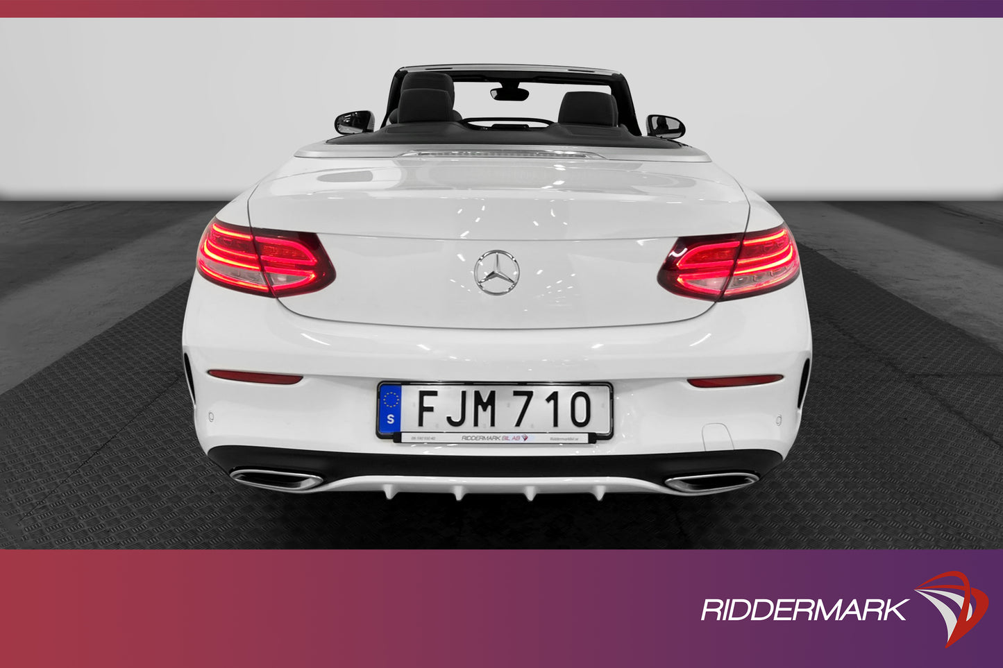 Mercedes-Benz C 200 Cabriolet 184hk AMG Kamera Skinn Sv.Såld