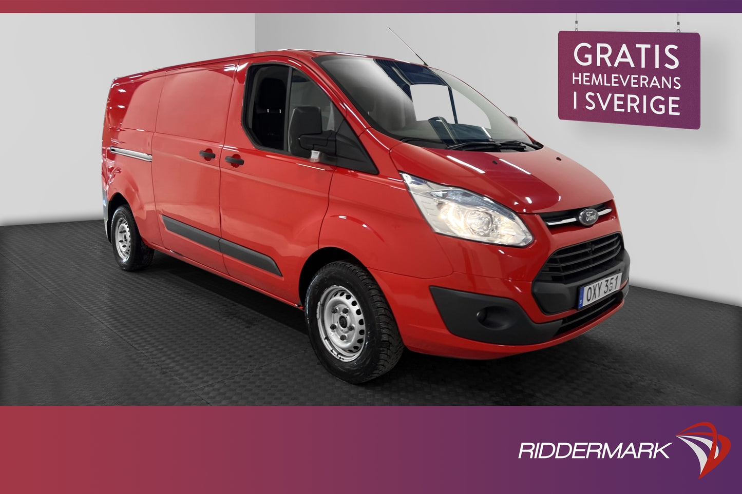 Ford Transit Custom L2 2.2TDCi 125hk D-Värm Dragkrok 1-Ägare