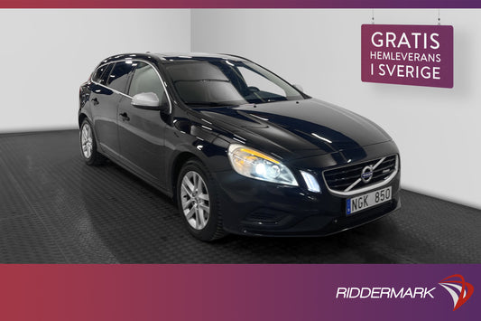 Volvo V60 D4 163hk R-Design VOC D-värme Skinn Navi Drag