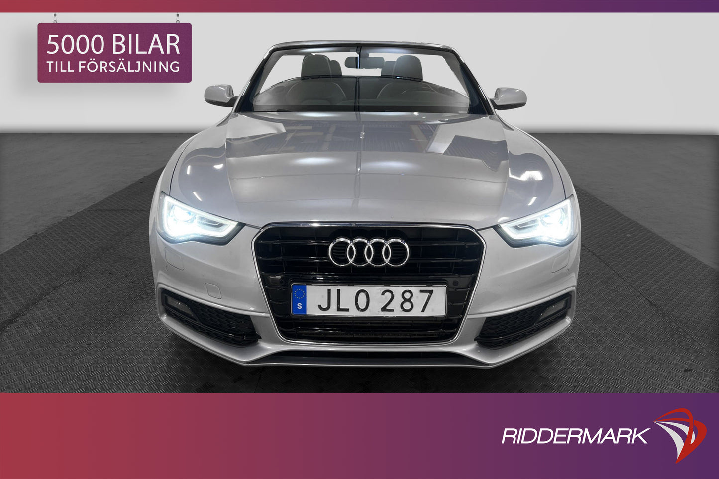 Audi A5 Cabriolet 3.0 TDI Quattro 218hk S-line Navi Skinn