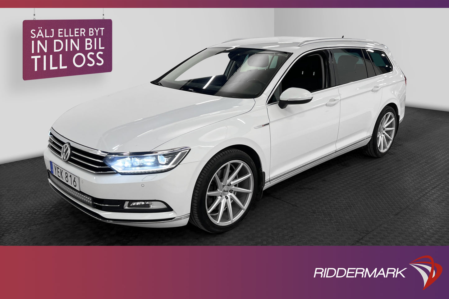 Volkswagen Passat 2.0 4M 240hk Executive Kamera Skinn Drag