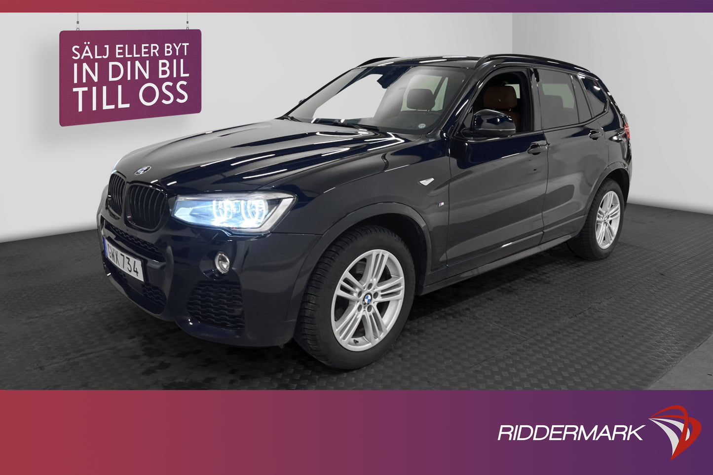 BMW X3 xDrive20d 190hk M-Sport M-Värm B-Kamera HUD Navi Drag