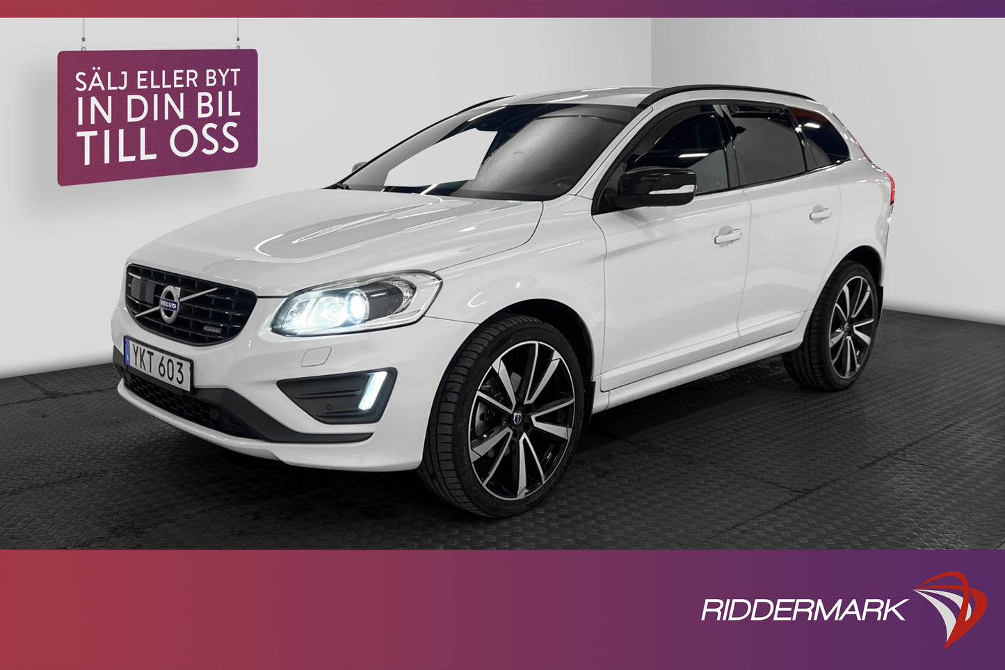 Volvo XC60 D4 AWD R-Design D-värm VOC Navi BLIS Drag