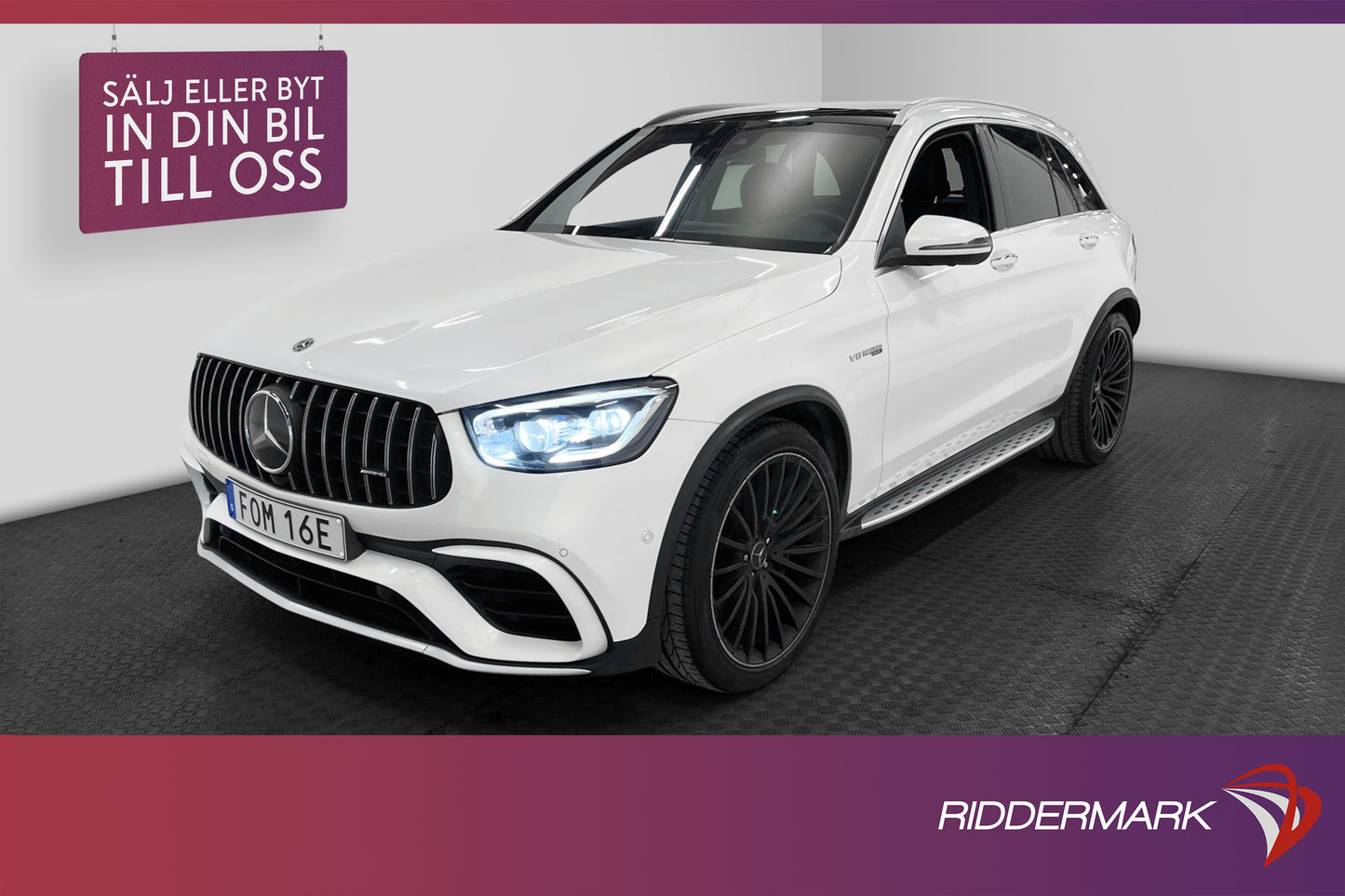 Mercedes-Benz GLC 63 S 4M 510hk  Burmester 360° Navi Pano