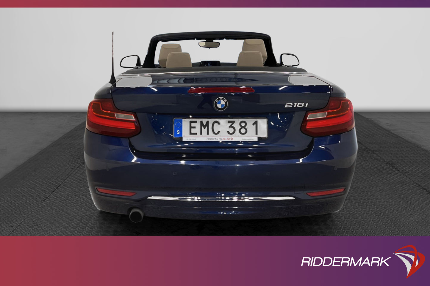 BMW 218i Cabriolet Luxury Line Skinn Keyless P-Sensorer