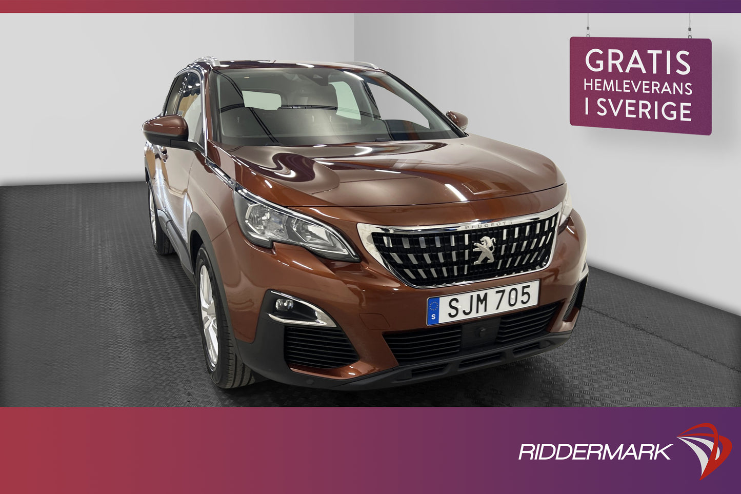 Peugeot 3008 1.2 PureTech 130hk M-värm P-sensorer 0.47l/mil