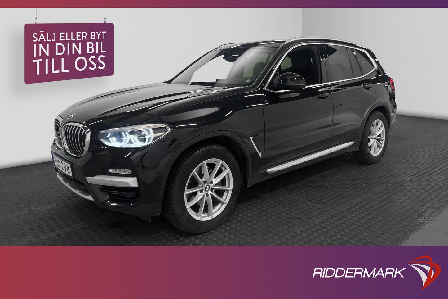 BMW X3 xDrive20d 190hk X-line Backkamera Navi Dragkrok Hifi