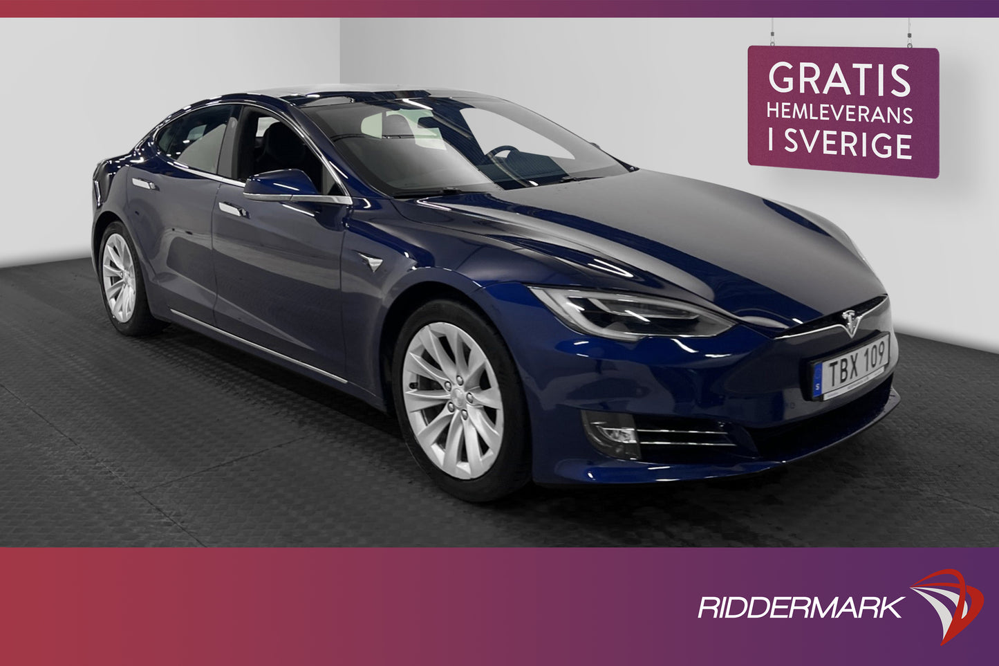 Tesla Model S 75D AWD Svensksåld Panorama FSD Total självkör