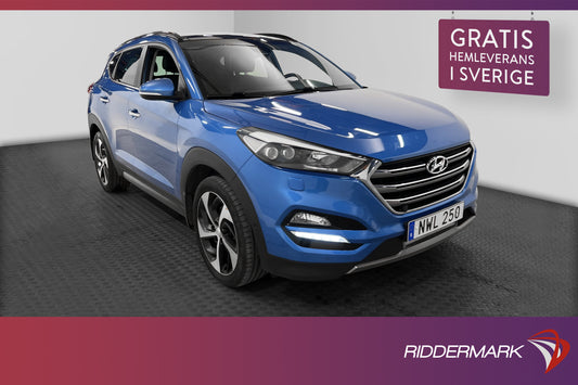 Hyundai Tucson 2.0 CRDi 4WD Premium Pano B-kam Drag Välserv