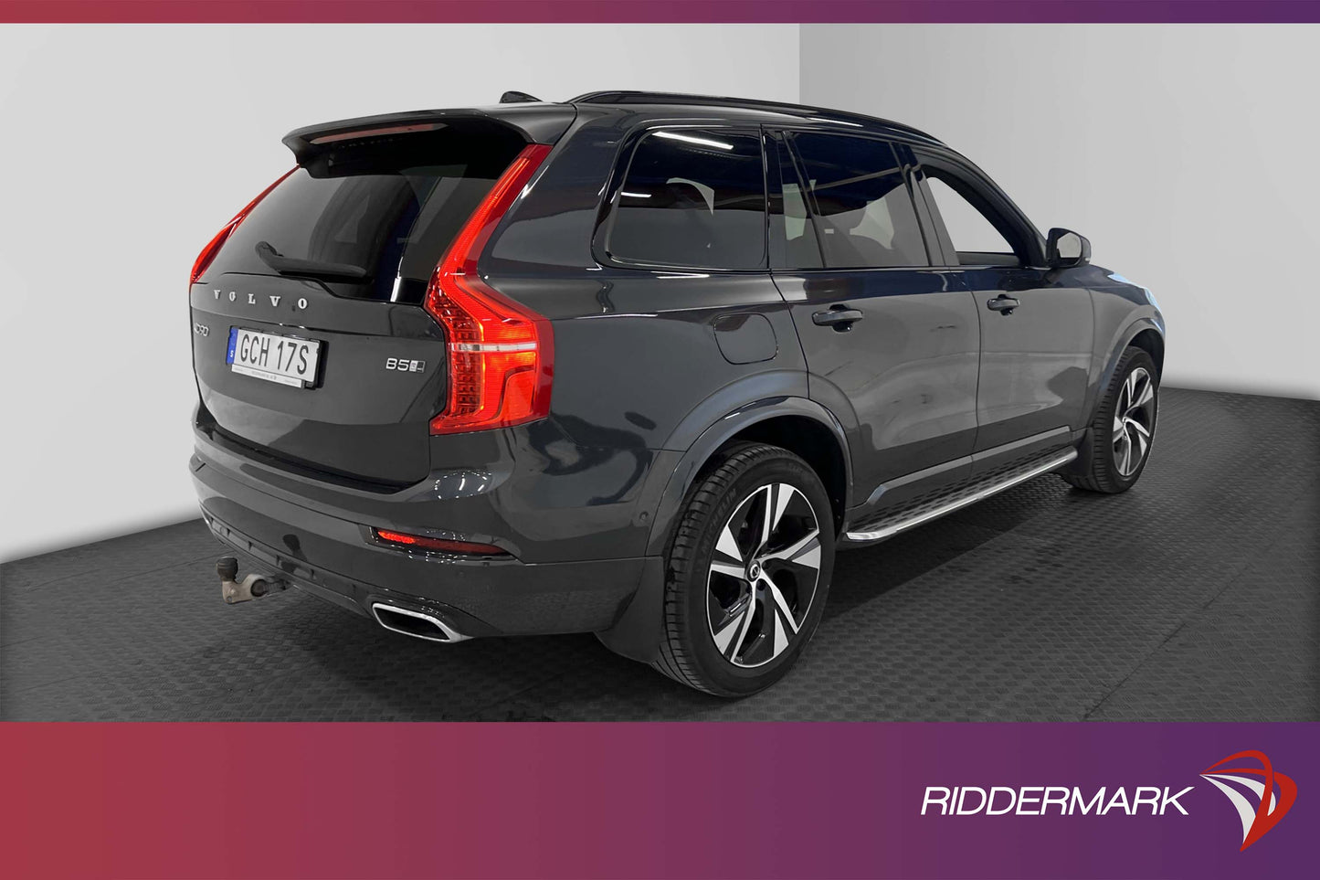 Volvo XC90 B5 AWD 235hk R-Design 7 sits Pano Skinn BLIS 360°