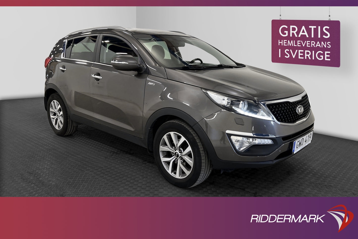 Kia Sportage 2.0 CRDi AWD 184hk M&K-Värmare Dragkrok PDC