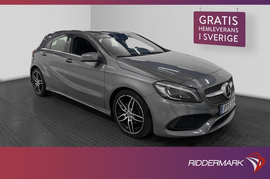 Mercedes-Benz A 180 122hk AMG Kamera Halvskinn Välservad