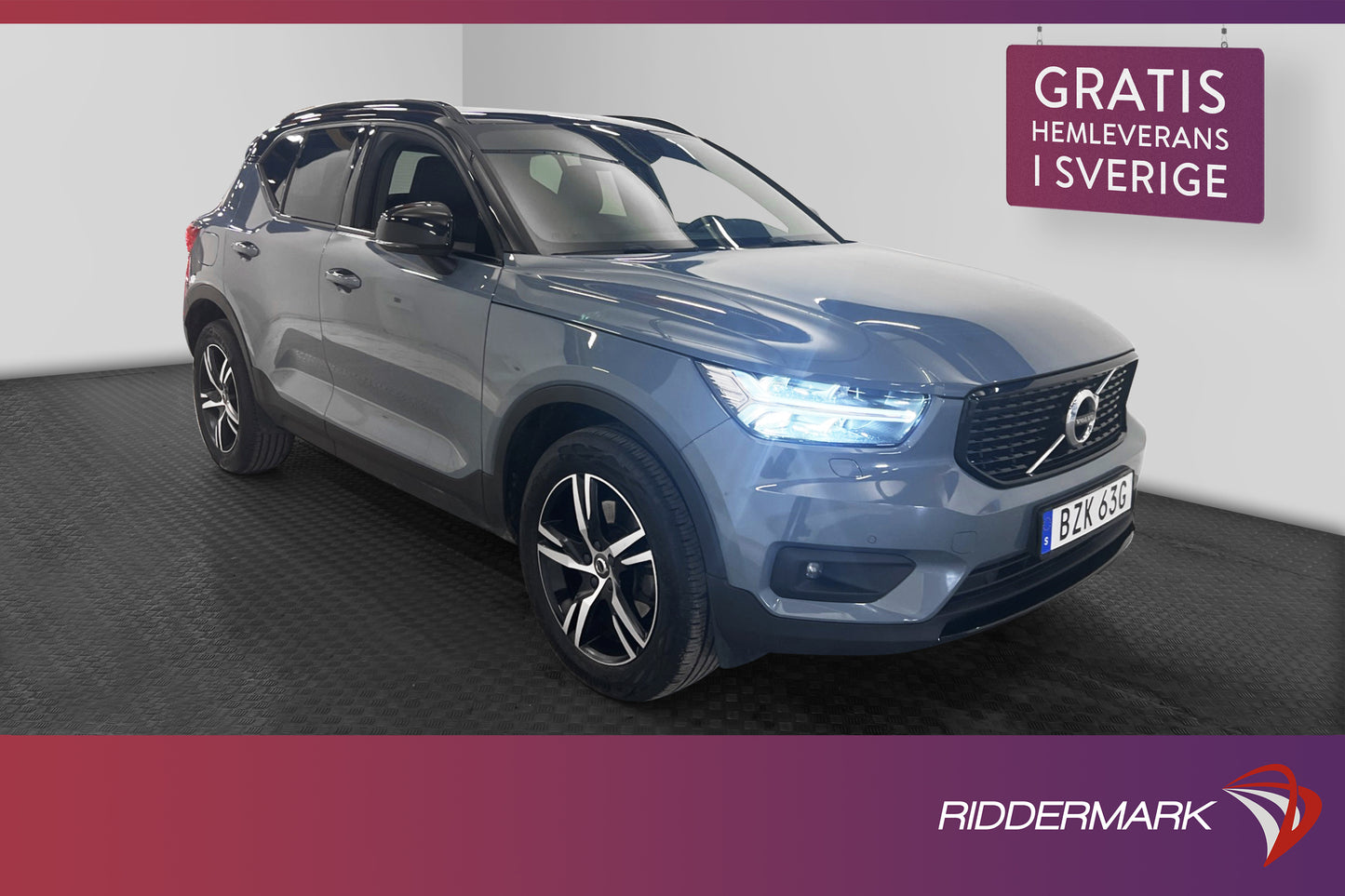 Volvo XC40 T4 AWD 190hk R-Design VOC B-värm B-kamera Skinn