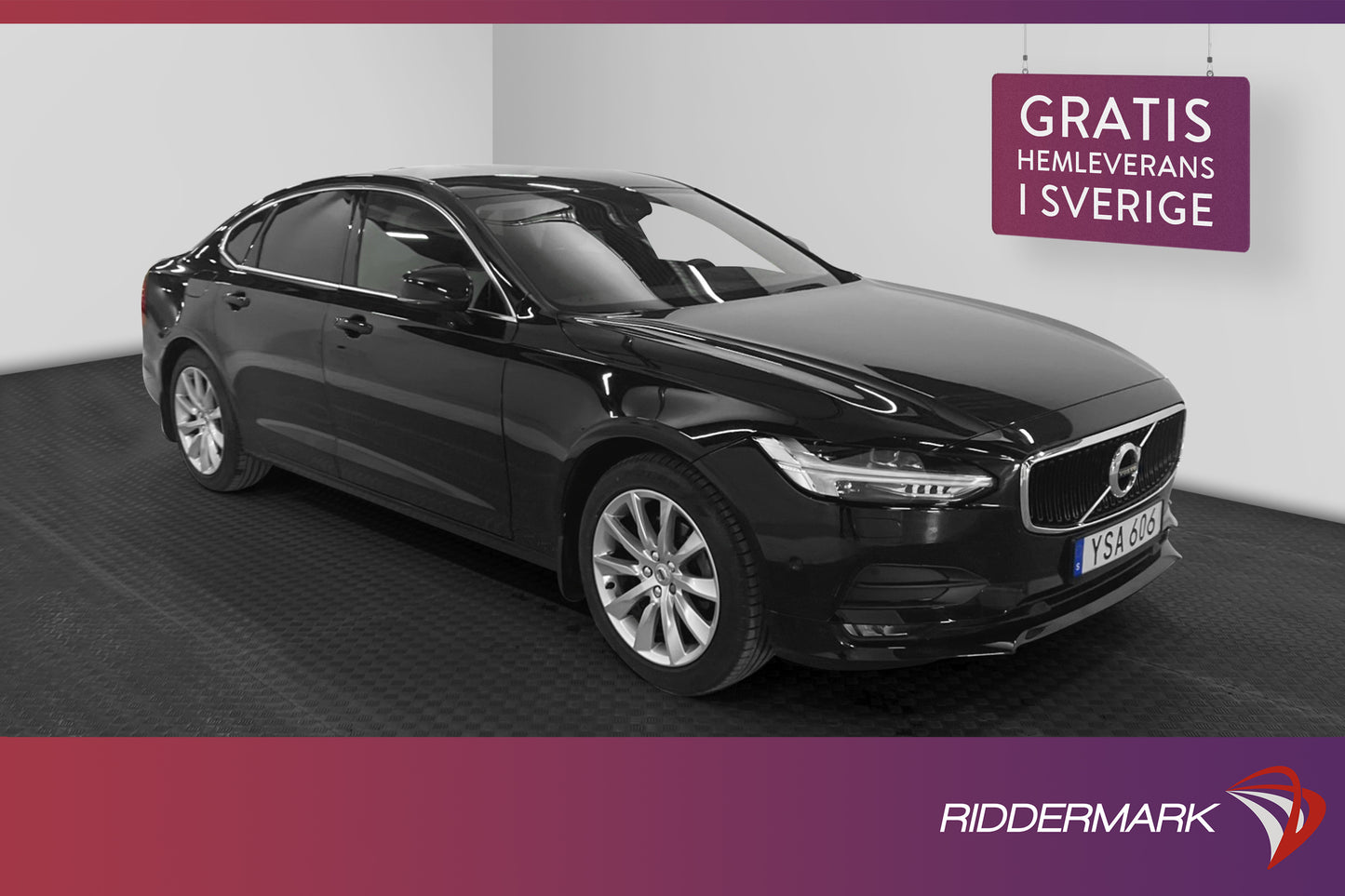 Volvo S90 D4 AWD 190hk Advanced VOC Värmare Navi BLIS Drag