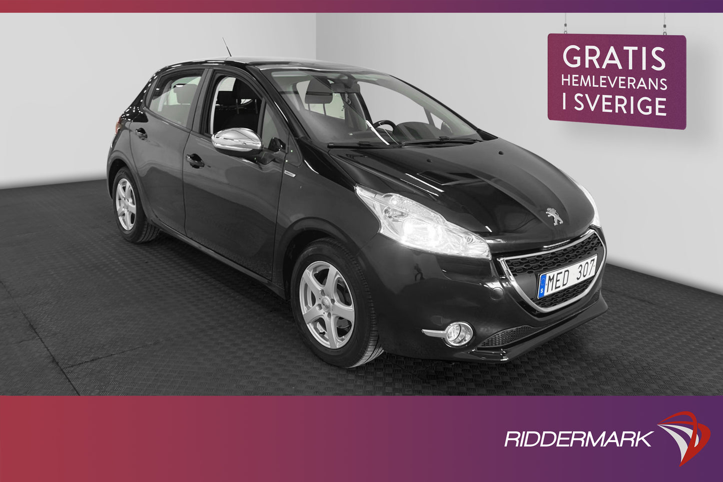 Peugeot 208 1.2 VTi 82hk Pano Sensorer 2-Brukare 0.45L/Mil