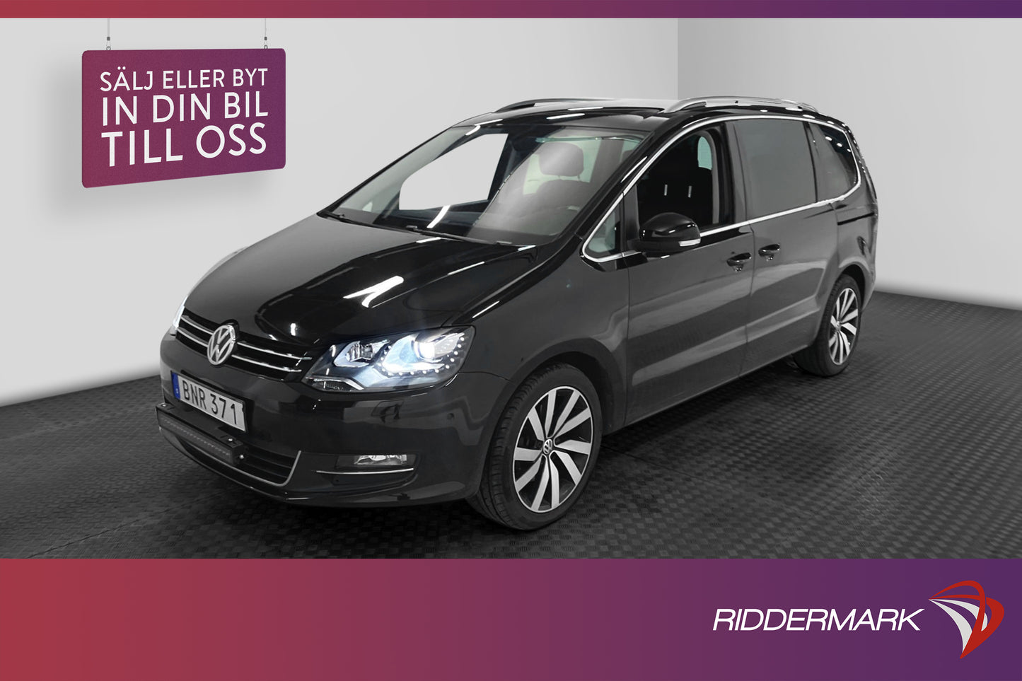 Volkswagen Sharan 2.0 TDI 4Motion 184hk 7-sits Skinn Värmare