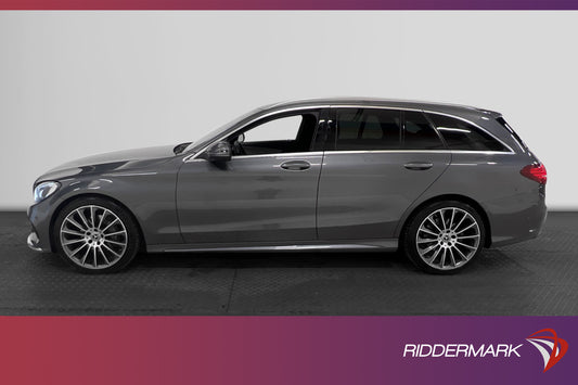 Mercedes-Benz C 220 T d AMG Panorama Drag Skinn Keyless