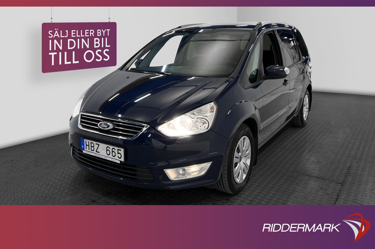 Ford Galaxy 1.6 TDCi 115hk 7-sits Värmare Dragkrok Välservad