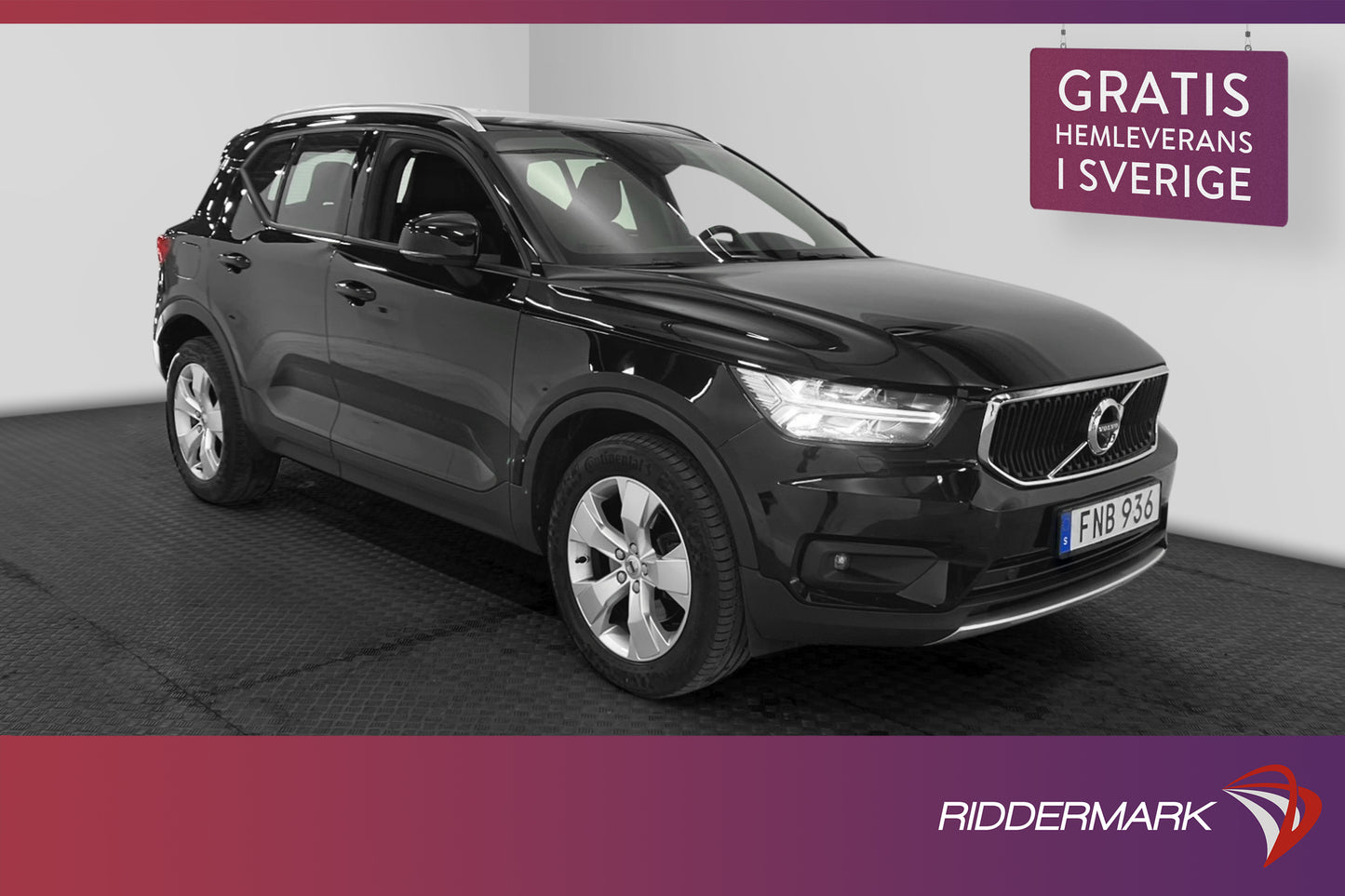 Volvo XC40 T5 AWD 247hk  P-värm Skinn Navi BLIS 360° VOC