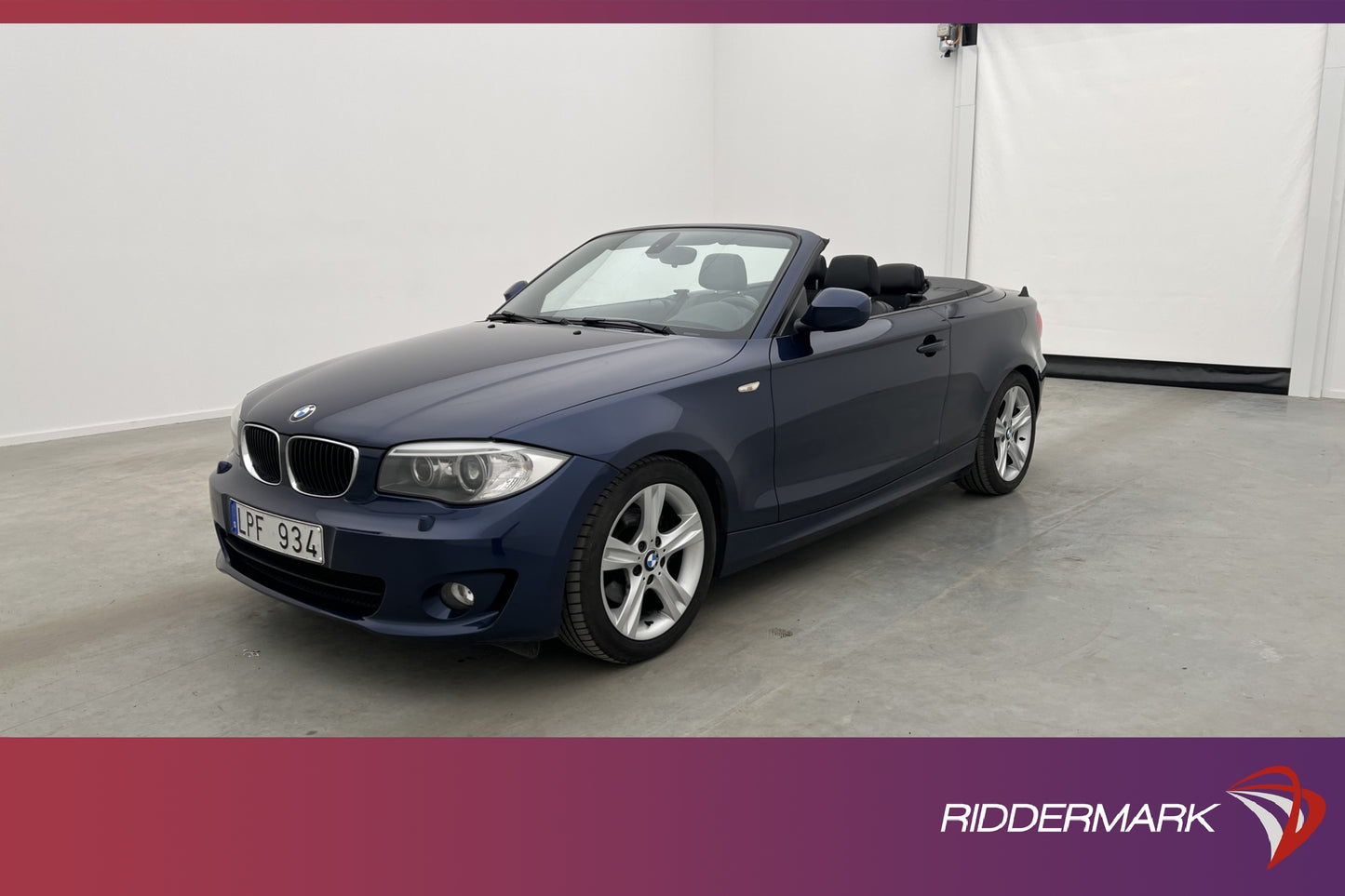 BMW 120d Convertible 177hk Advantage HiFi Sensorer Halvskinn