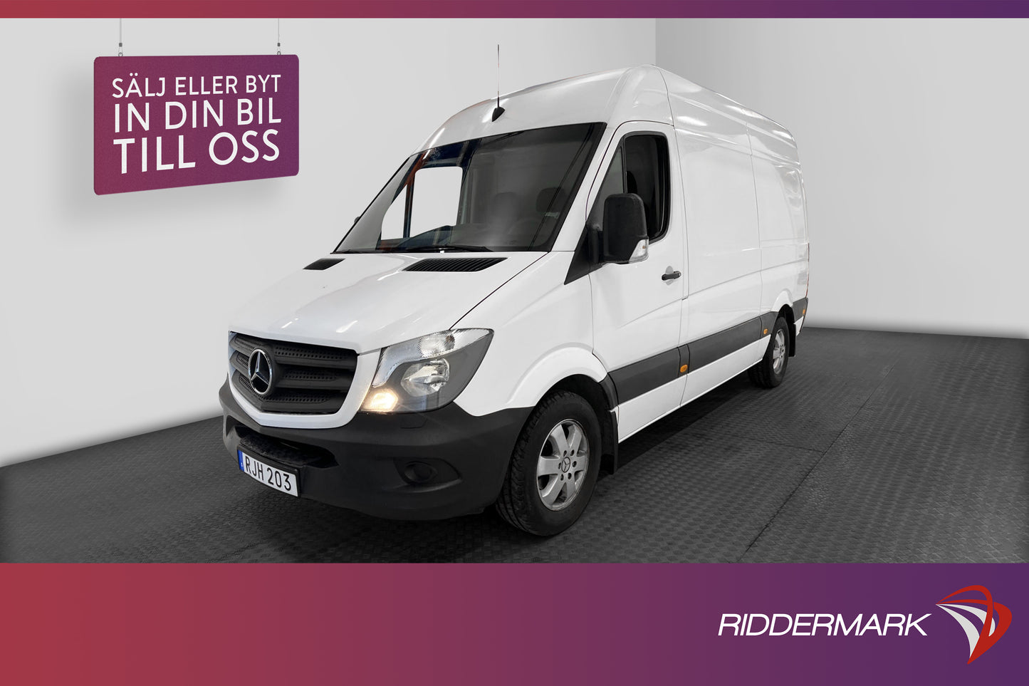 Mercedes-Benz Sprinter L2H2 316 163hk Värmare 3-Sits Moms