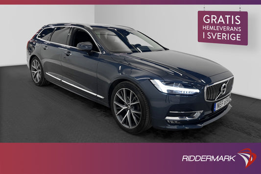 Volvo V90 D3 AWD Inscription VOC H/K Värmare 360° Navi Drag