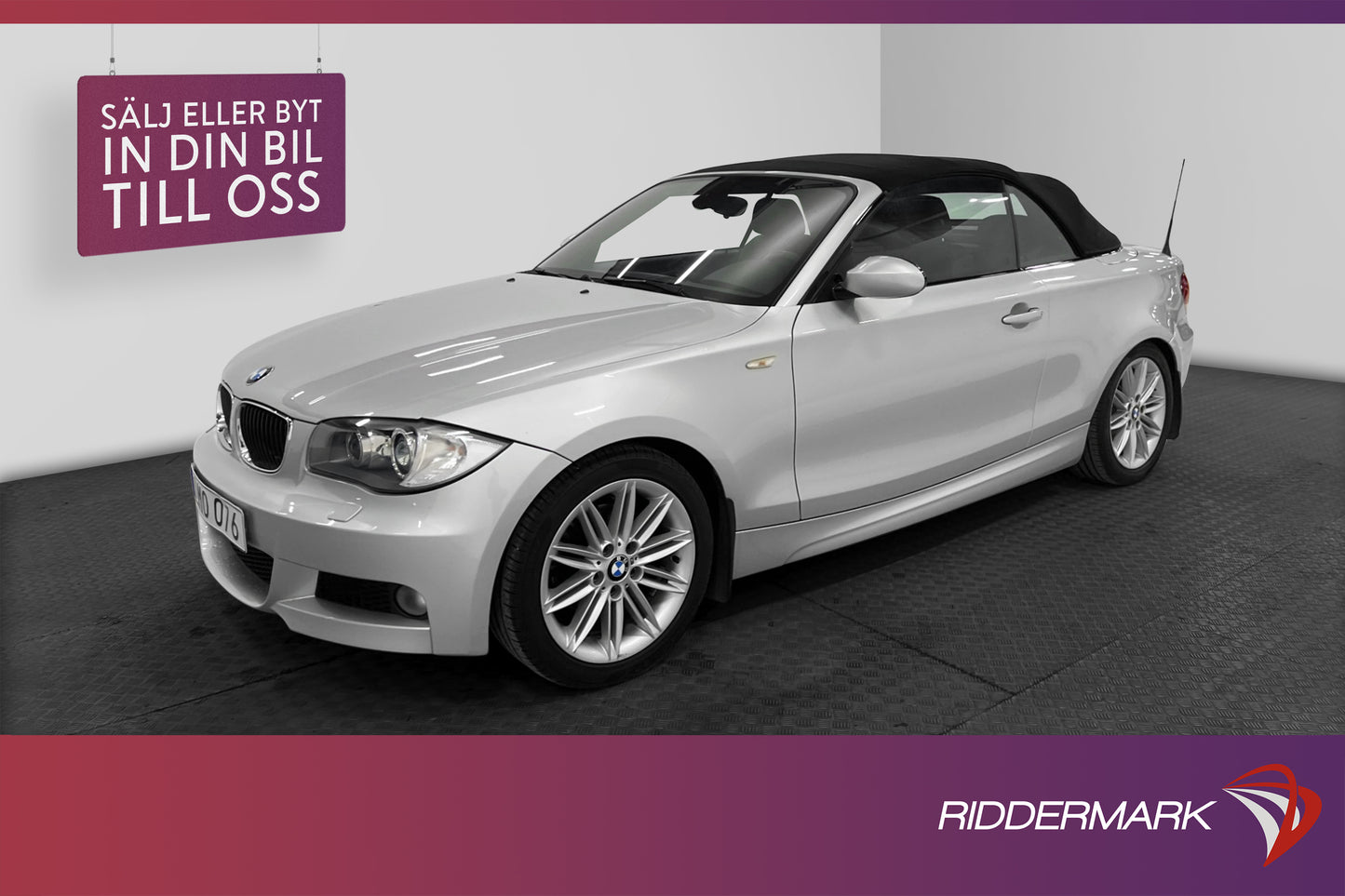 BMW 120i Cabriolet 170hk M Sport Skinn Sensorer HiFi