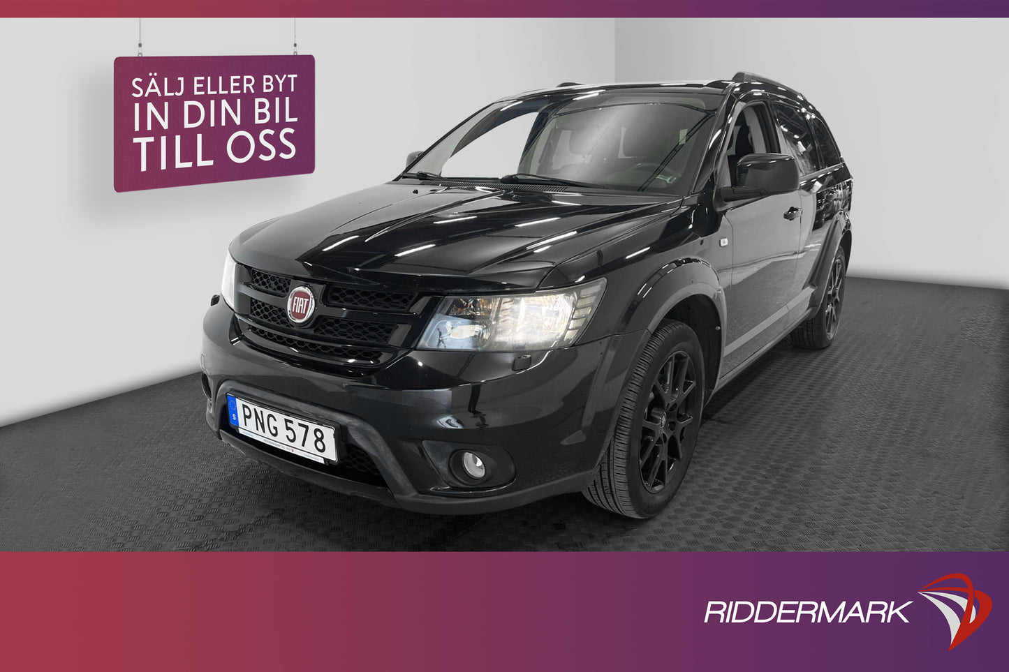 Fiat Freemont 2.0 AWD 170 hk Black Code 7-sits Kamera Navi