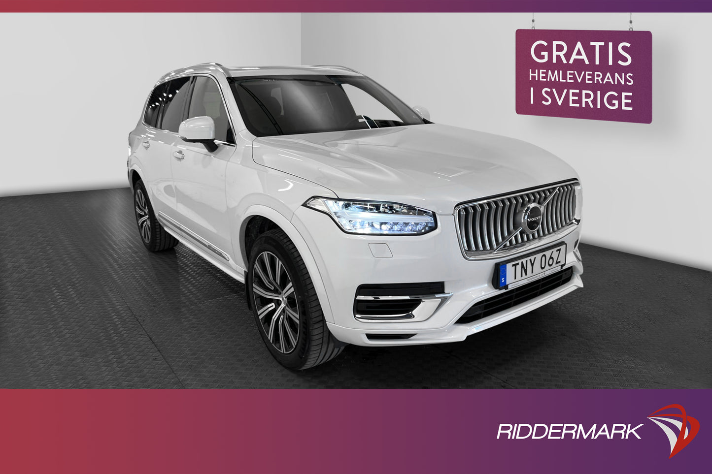 Volvo XC90 T8 AWD Recharge 392hk Inscription 7 Sits H/K Pano