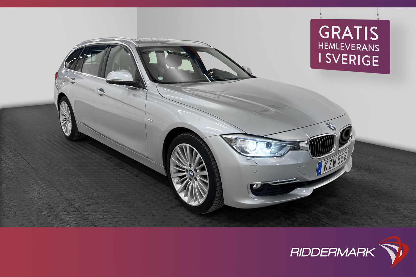 BMW 330d xDrive 258hk Luxury Pano H/K Skinn P-sensor Lågmil