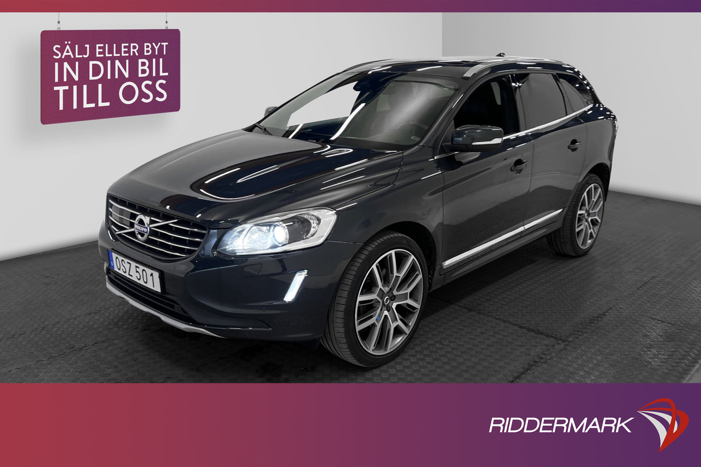 Volvo XC60 D4 AWD 190hk Summum VOC D-Värm Pano Drag BLIS