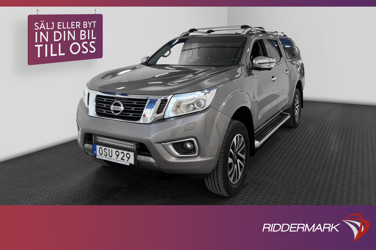 Nissan Navara 2.3dCi 4WD 190hk Dragkrok Diff Skinn Moms