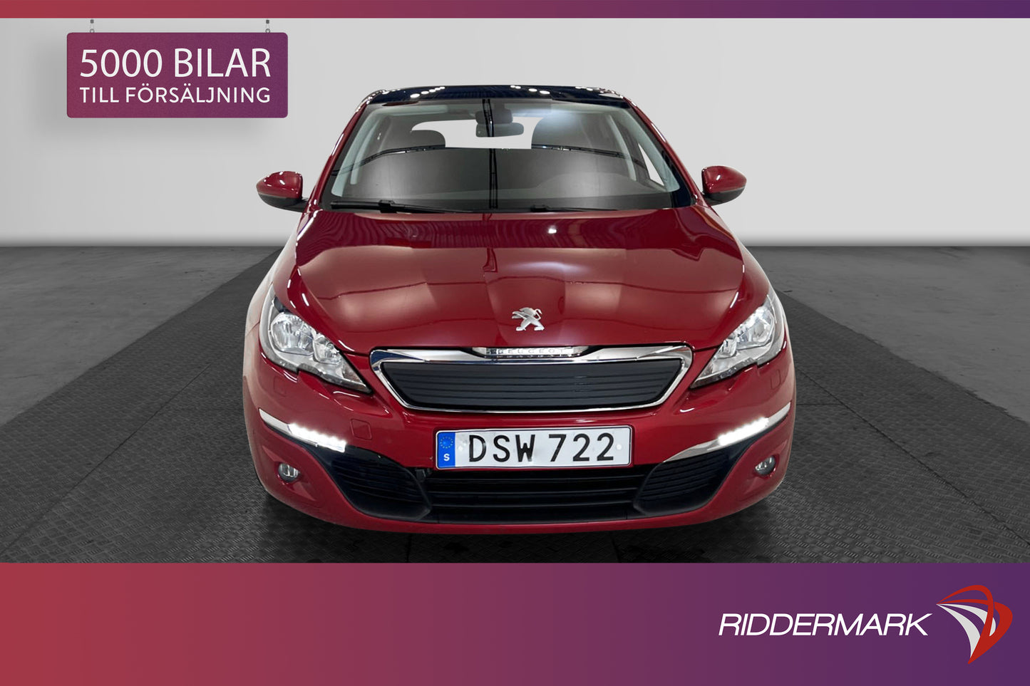 Peugeot 308 1.6 BlueHDI 120hk Active Pano M/K-Värmare Navi