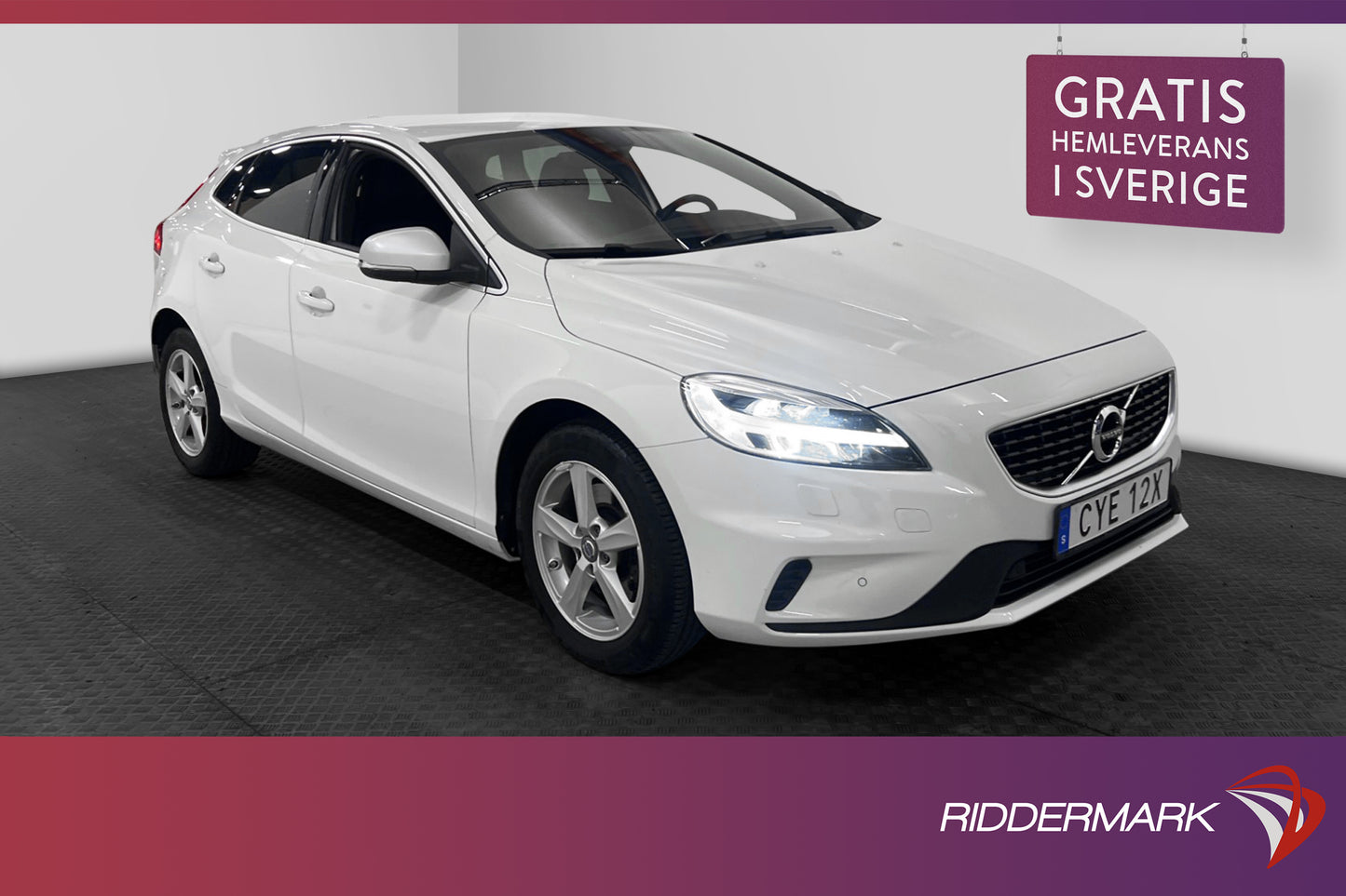 Volvo V40 T3 152hk R-Design Värmare Bluetooth Välservad