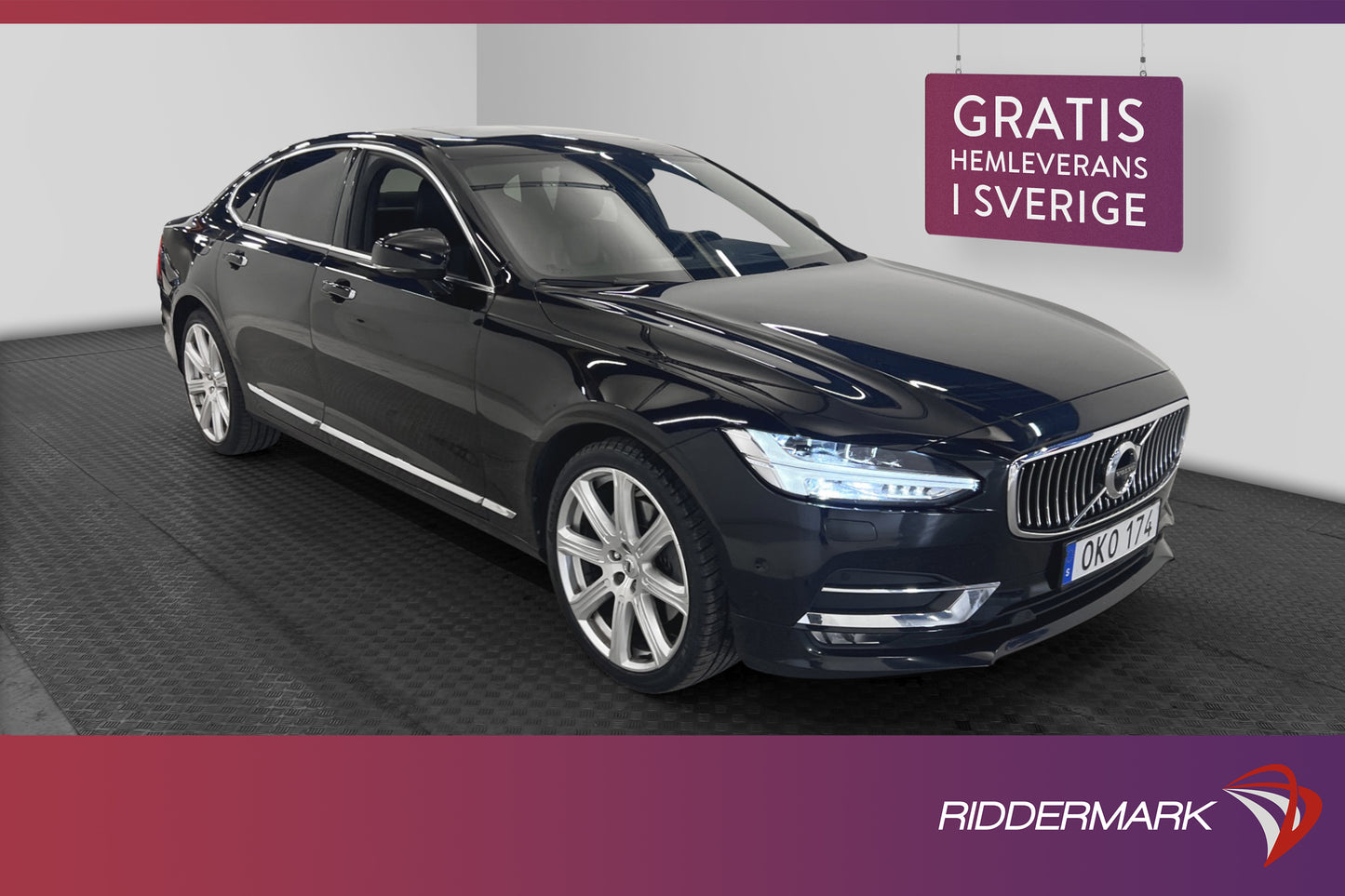 Volvo S90 D4 AWD 190hk Inscription B&W HUD Voc D-Värm Navi