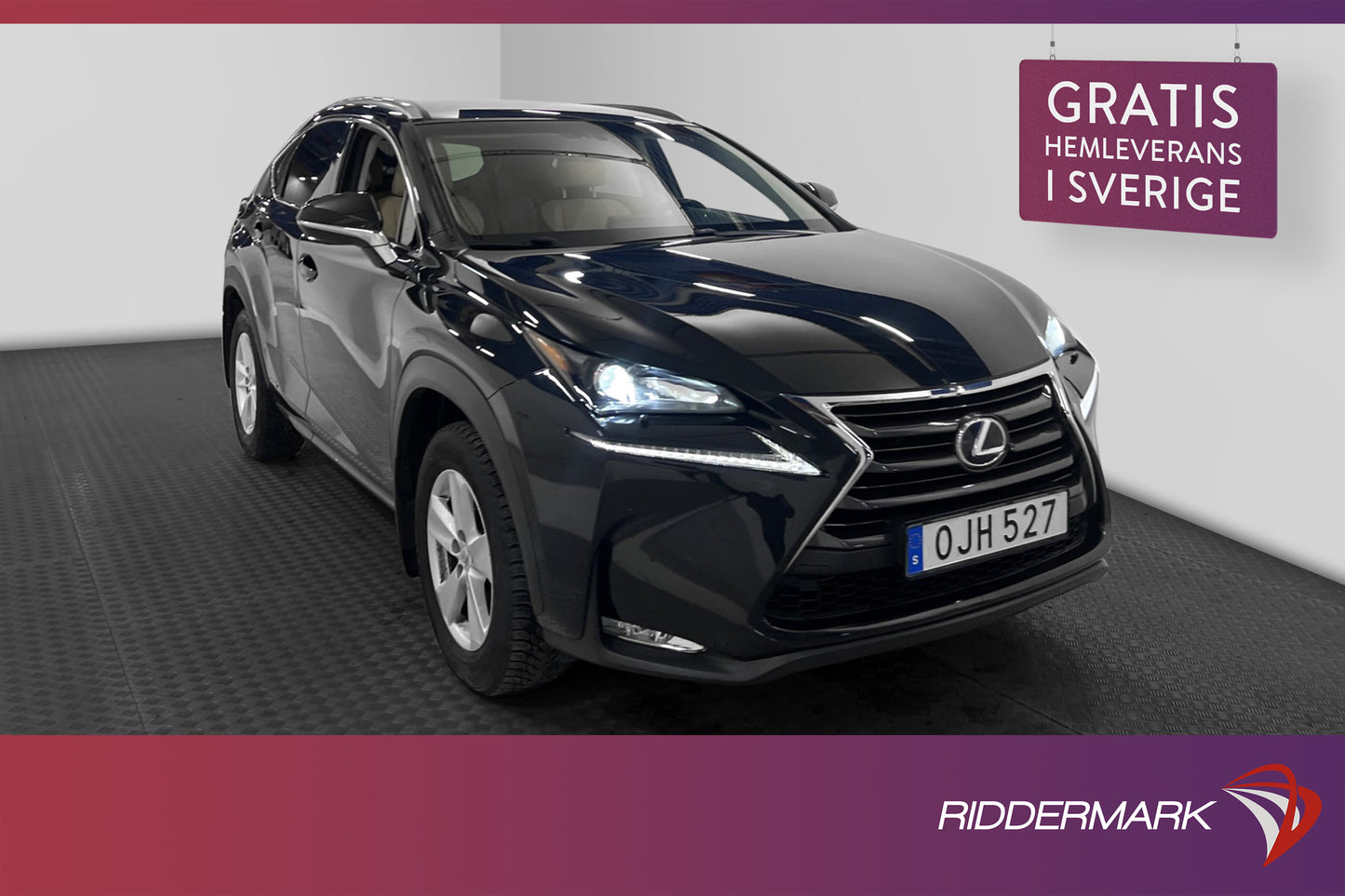 Lexus NX 300h 2.5 E-CVT AWD Skinn B-kamera 1 brukare 197hk