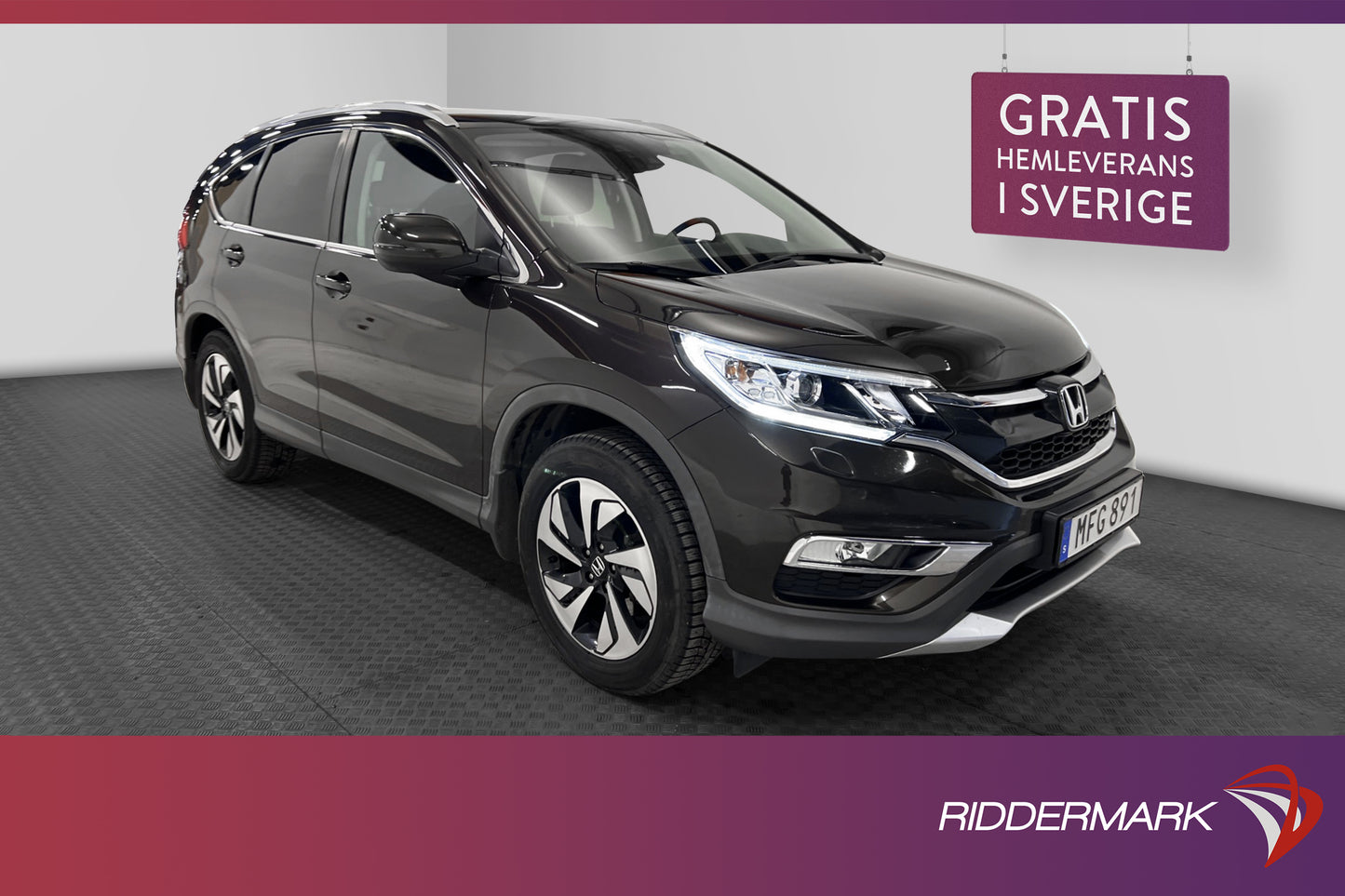 Honda CR-V 1.6 4WD 160hk Executive Kamera Navi Drag Välserv