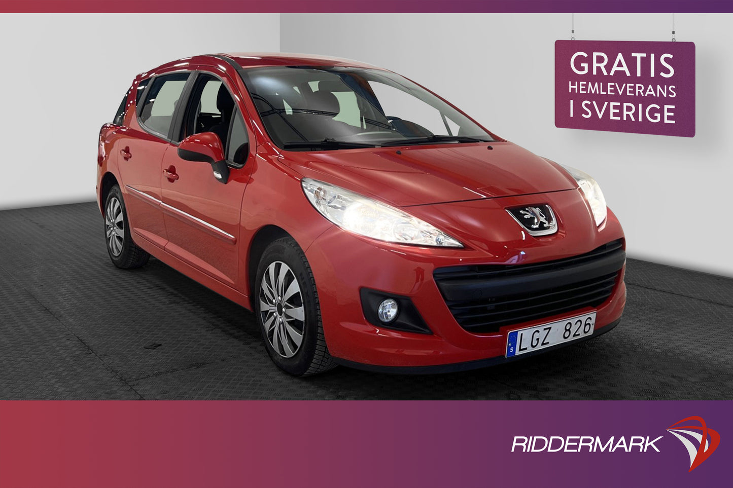 Peugeot 207 SW 1.4 VTi 95hk Välservad LÅGMILAD AC 0.59L/mil