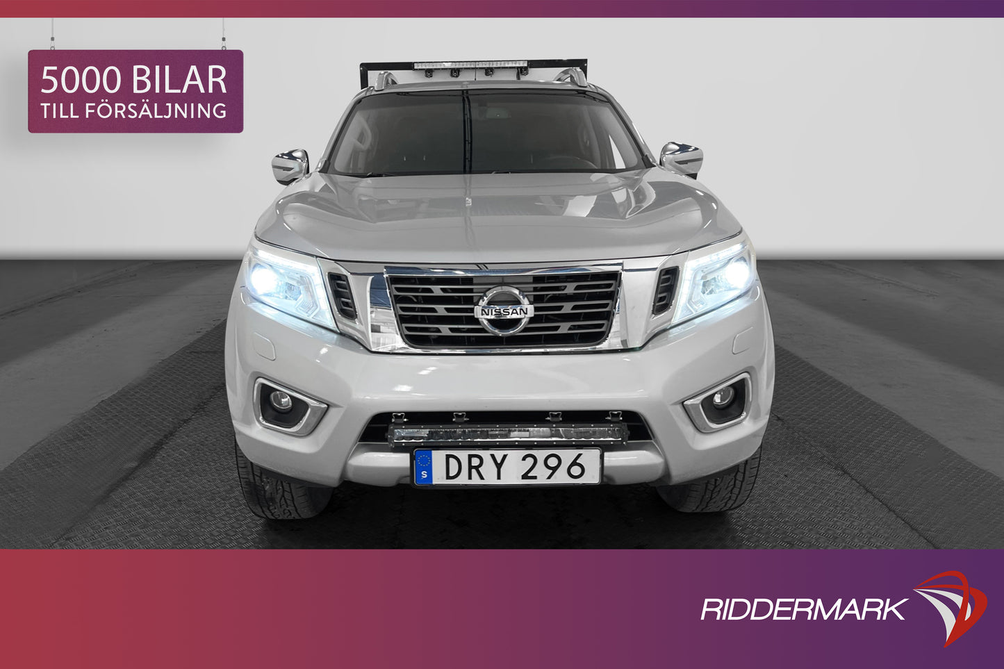 Nissan Navara Tekna 2.3dCi 4WD Dragkrok Diff Hundkåpa Moms