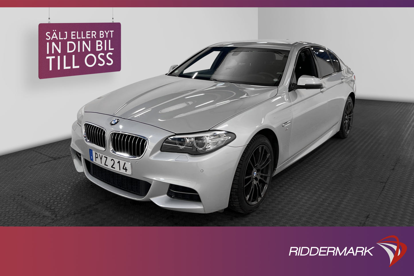 BMW 520d xDrive Sedan 190hk M Sport Värmare HiFi Skinn Navi