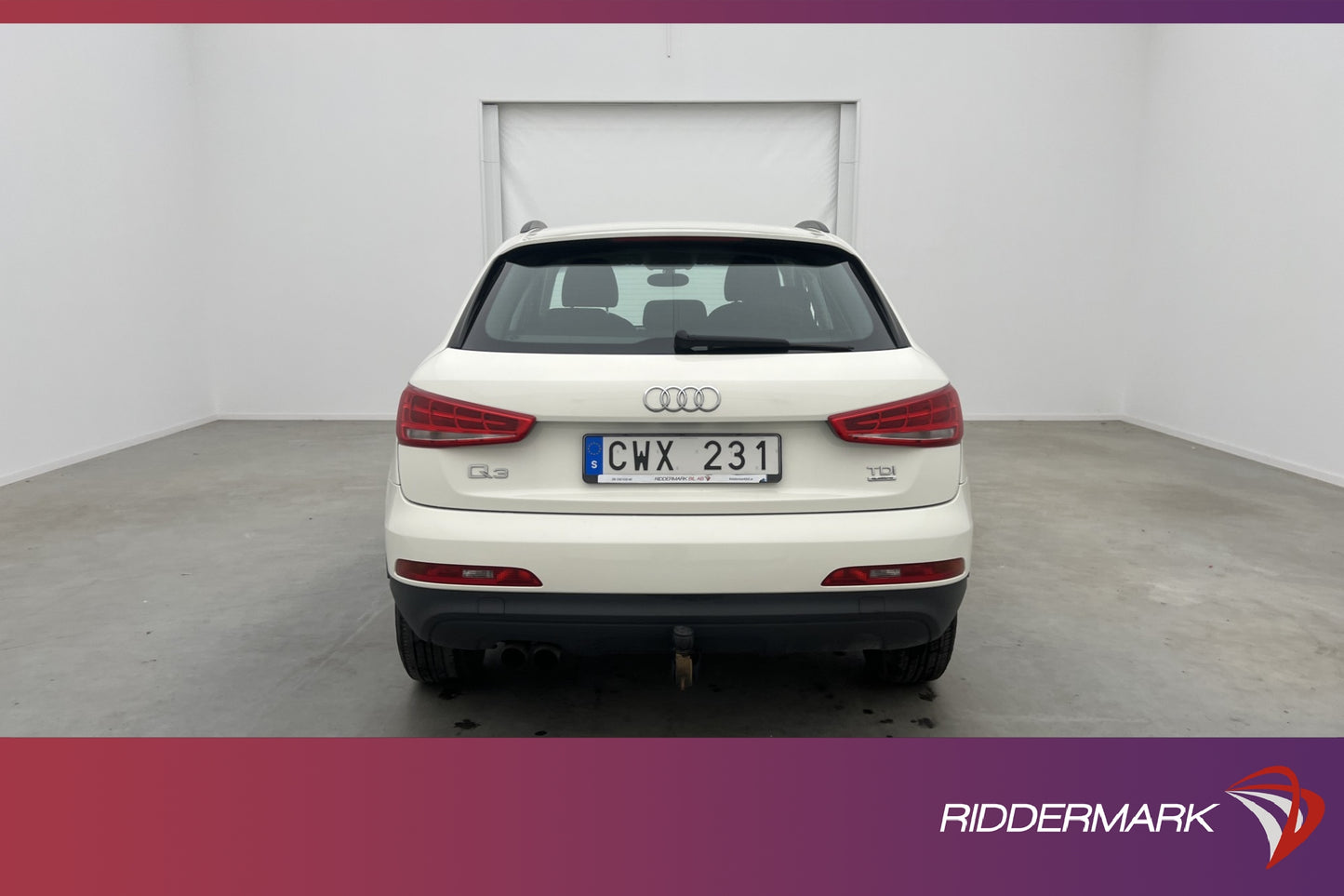 Audi Q3 2.0 TDI Q 140hk Proline Värmare Dragkrok Välservad