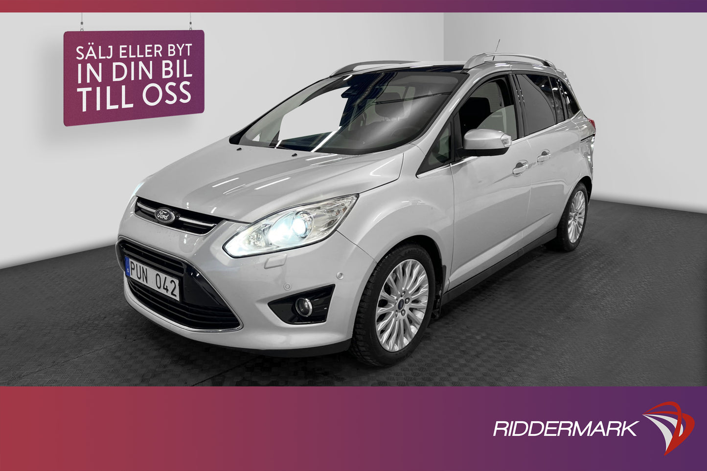 Ford Grand C-Max 2.0 TDCi 7-sits Pano Kamera Skinn Dragkrok