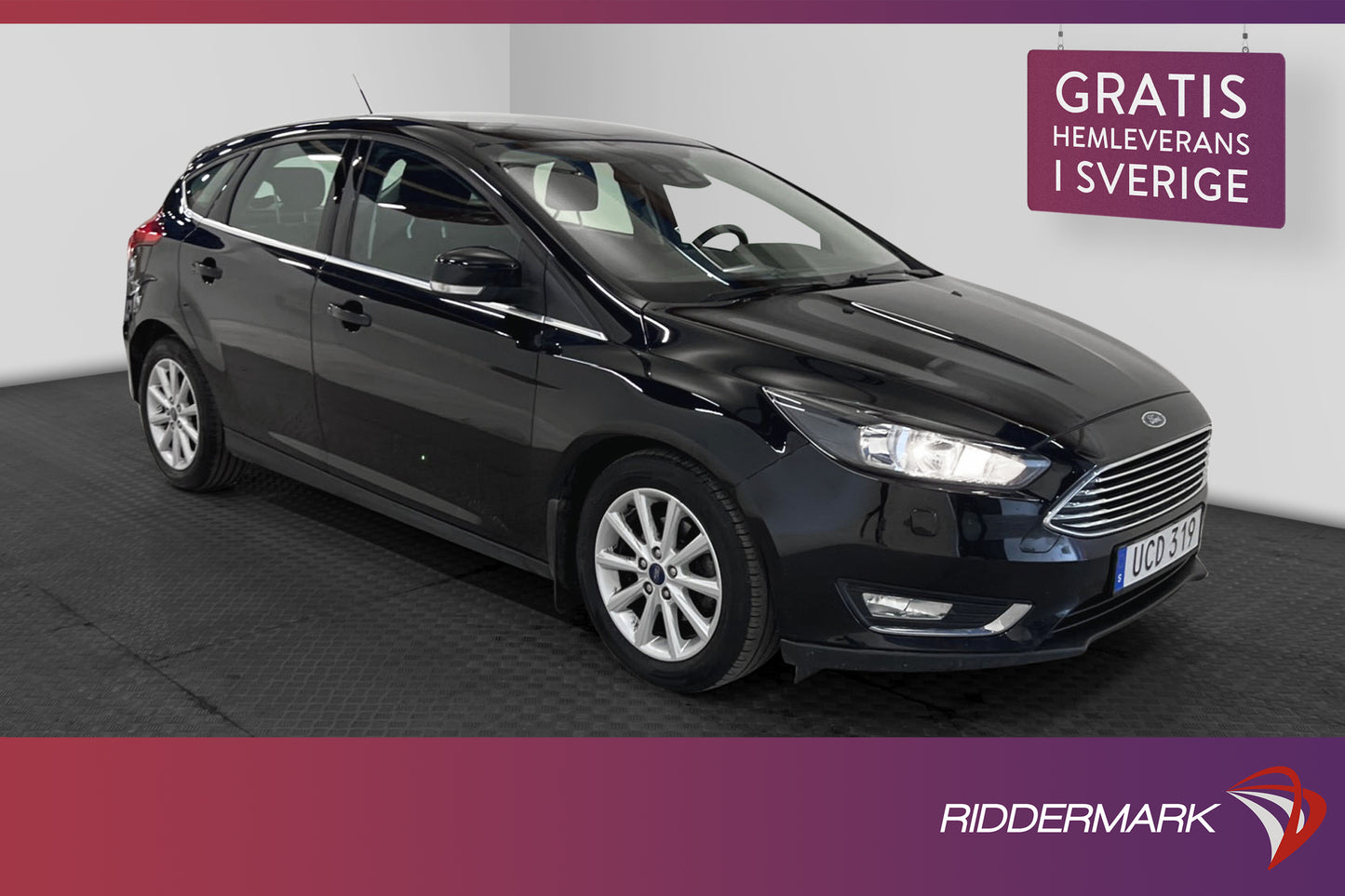 Ford Focus 1.0 EcoBoost 100hk Värmare Sensorer 0,46l/mil