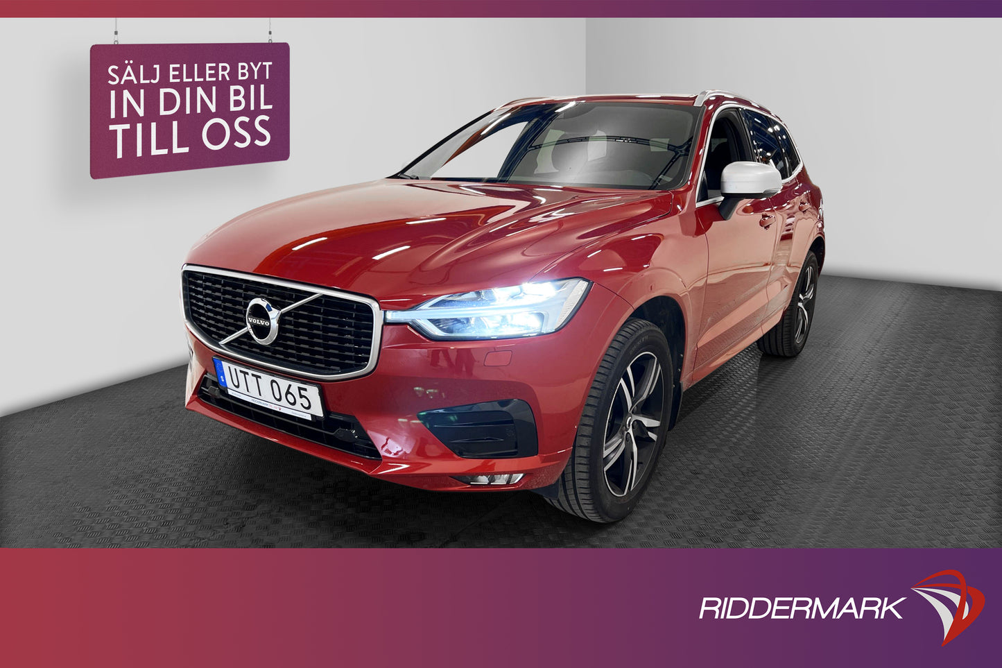 Volvo XC60 D4 AWD 190hk R-Design VOC D-värm B-kamera Skinn