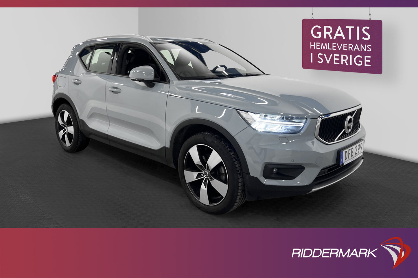 Volvo XC40 D4 AWD VOC D-värme Pano 360° Navi HiFi Skinn Drag