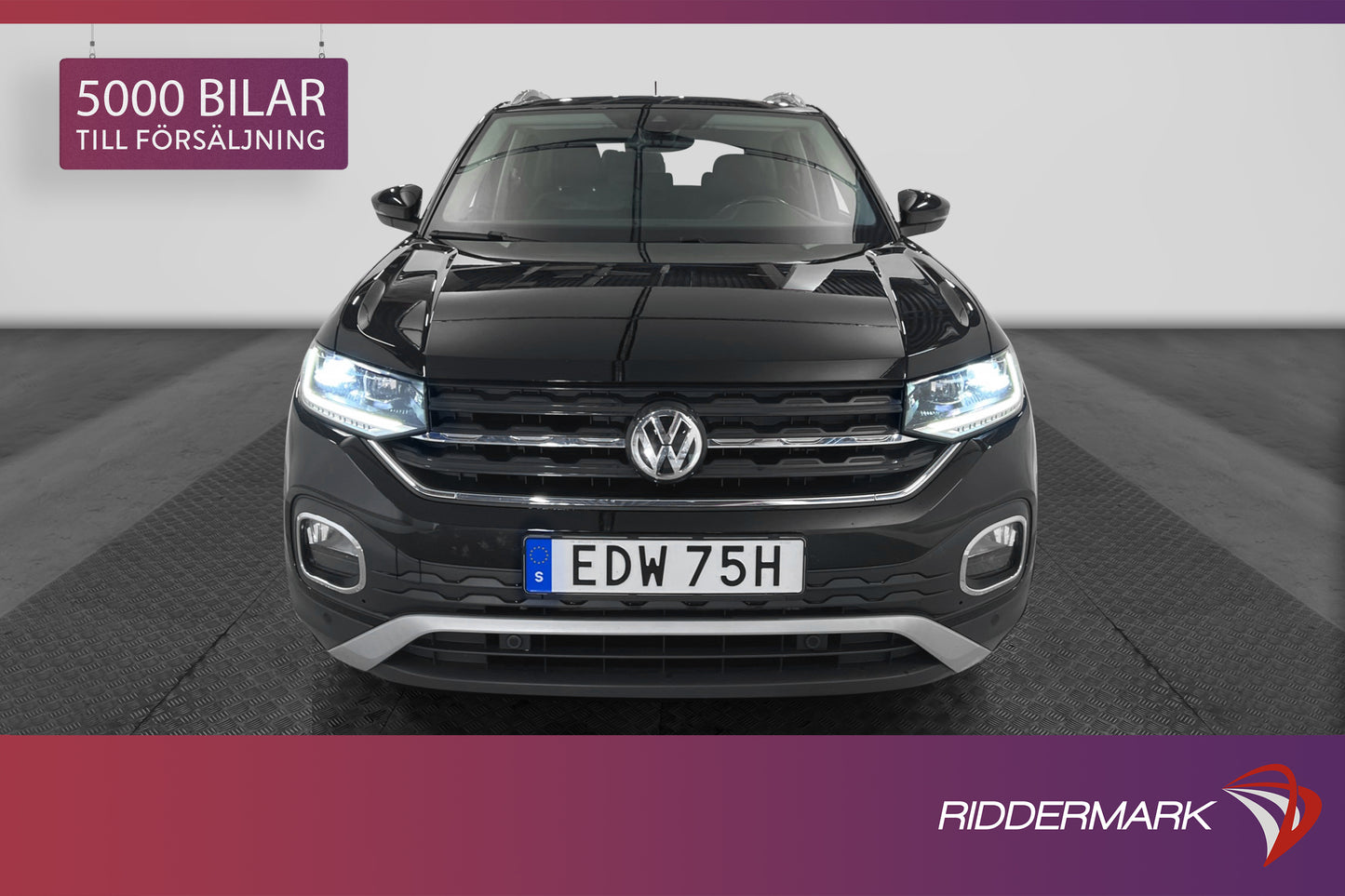 Volkswagen T-Cross 1.0 TSI DSG 115hk GT BLIS DRAG BLACK