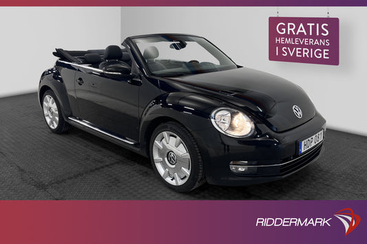 Volkswagen Beetle Cabriolet 2.0 220hk Sensorer Skinn Välserv