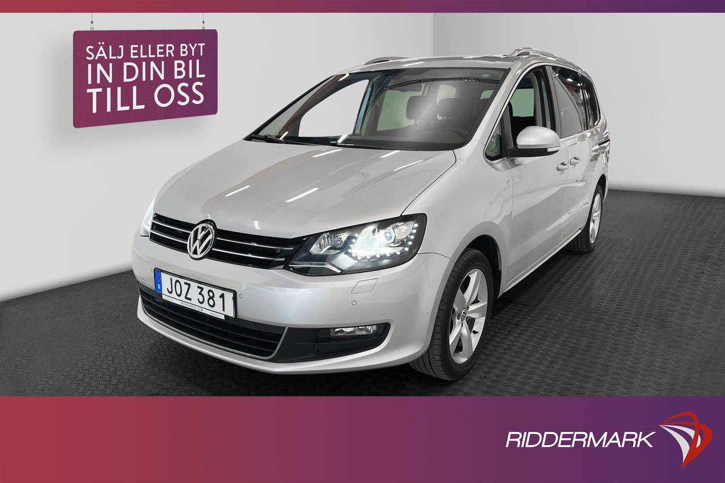 Volkswagen Sharan 2.0 TDI DSG 140hk 7-sits Pano P-Värmare